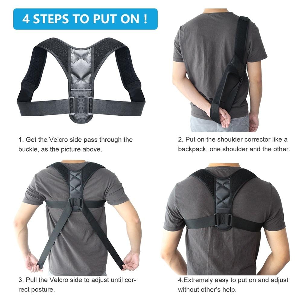 Aptoco Adjustable Back Posture Corrector 